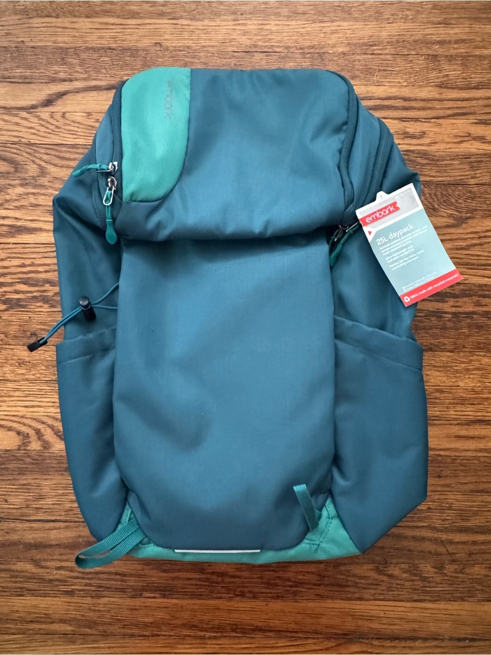 EMBARK ~ Teal/Green ~ Daypack ~6.6 Gallon (25L) ~ Lightweight (NWT)